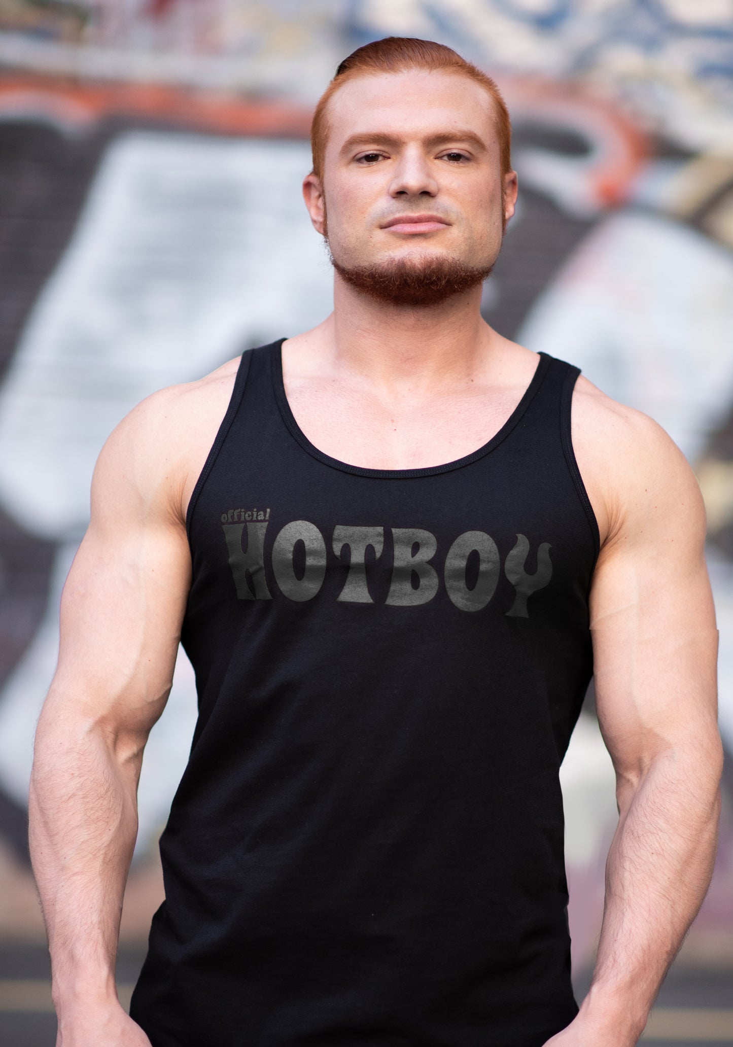 HOTBOY TANK-BLACK LARGE LOGO 🆕