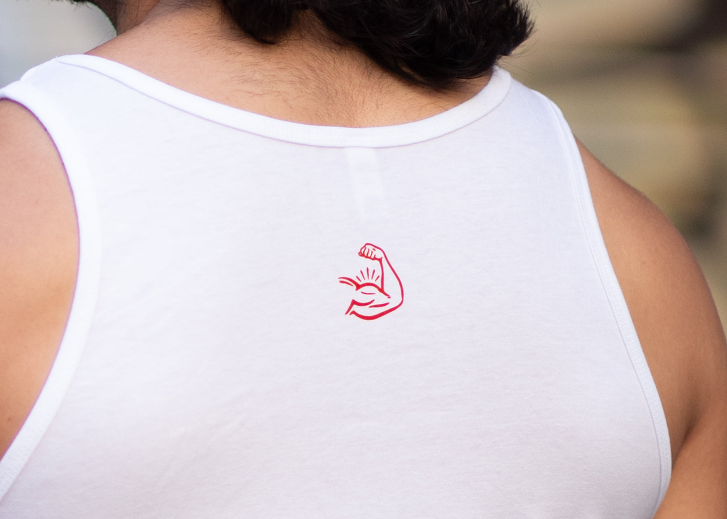 HOTBOY TANK-RED ON WHITE VERTICAL 🆕