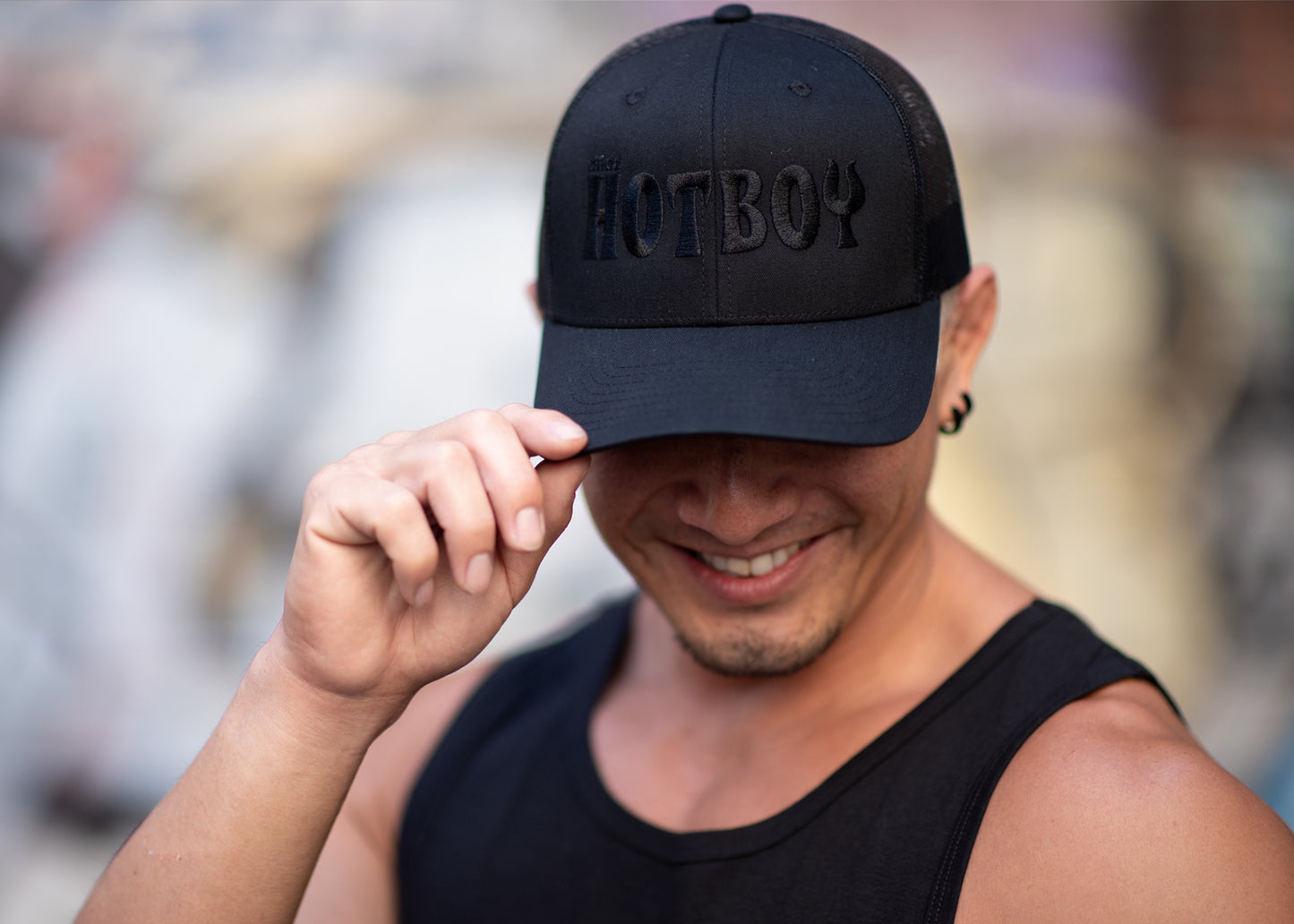 HOTBOY HAT BLACK/BLACK