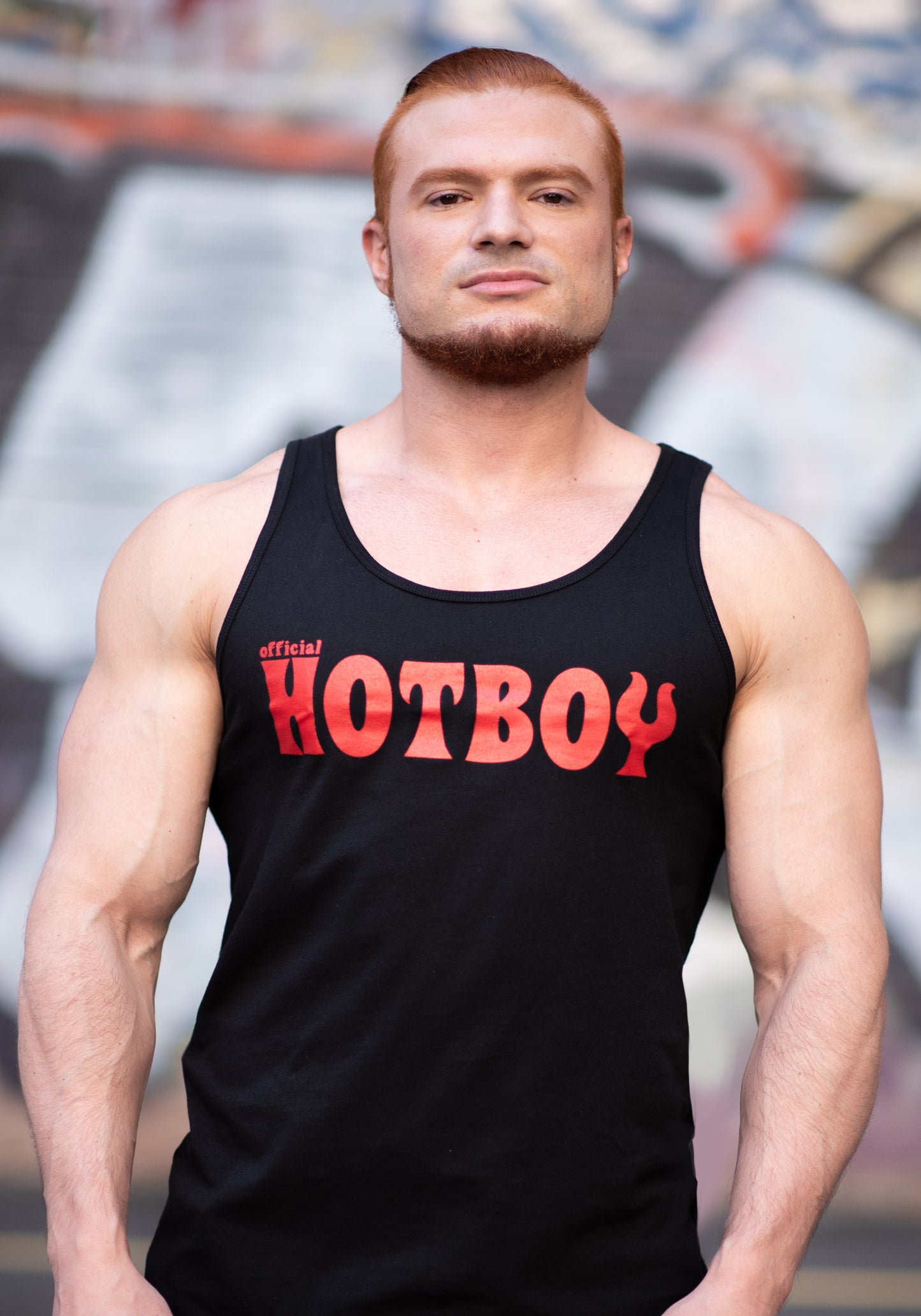 HOTBOY TANK-RED LARGE LOGO 🆕
