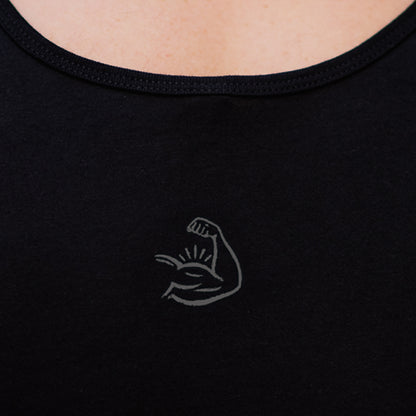 HOTBOY TANK-BLACK ON BLACK VERTICAL 🆕